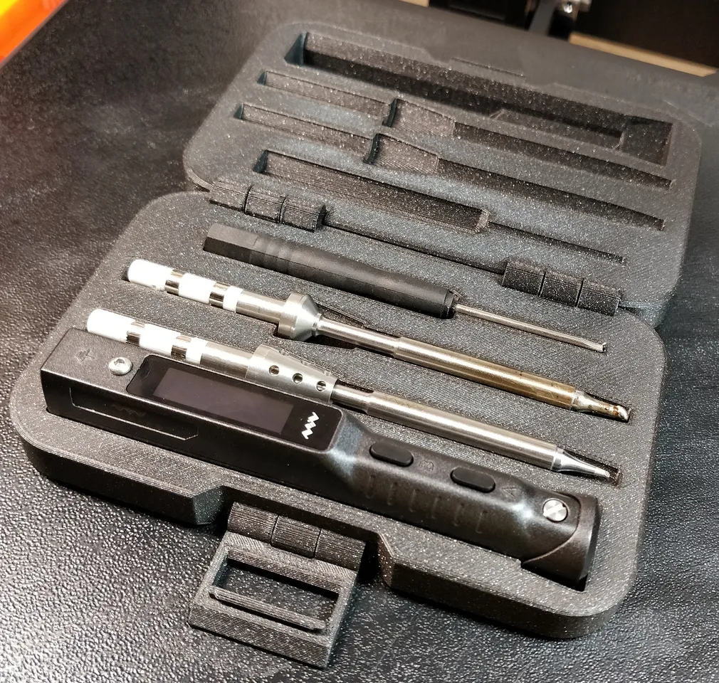 TS100 Soldering Iron 3D Printed Storage Case Organizer ( Case Only )