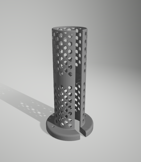 Mouse/Gerbil Water Bottle Holder by WinterMuteTech | Download free STL