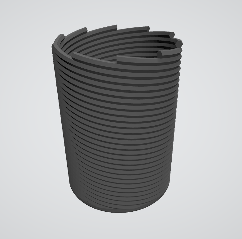 Basalt themed style vase