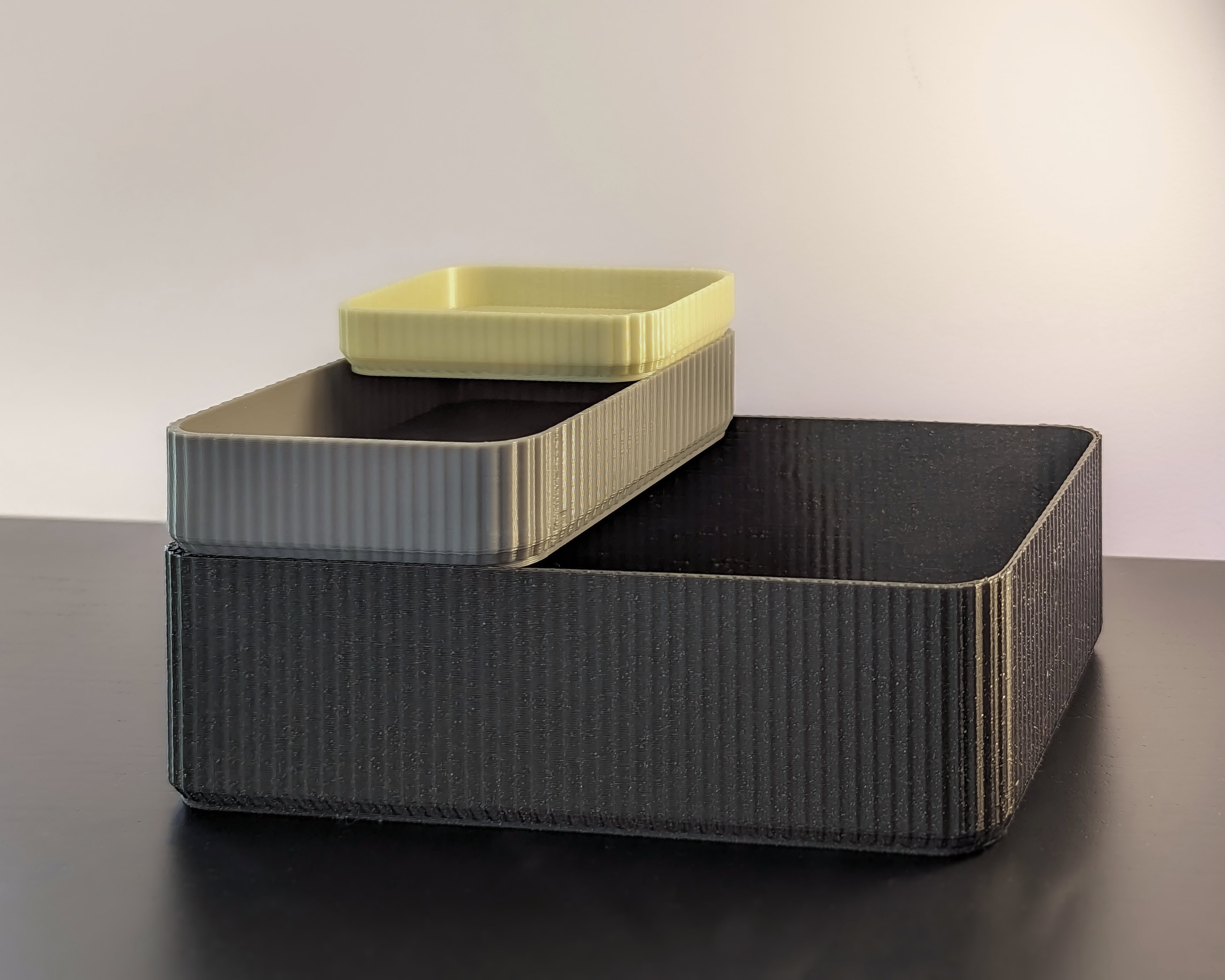Stackable Designer Tray Set