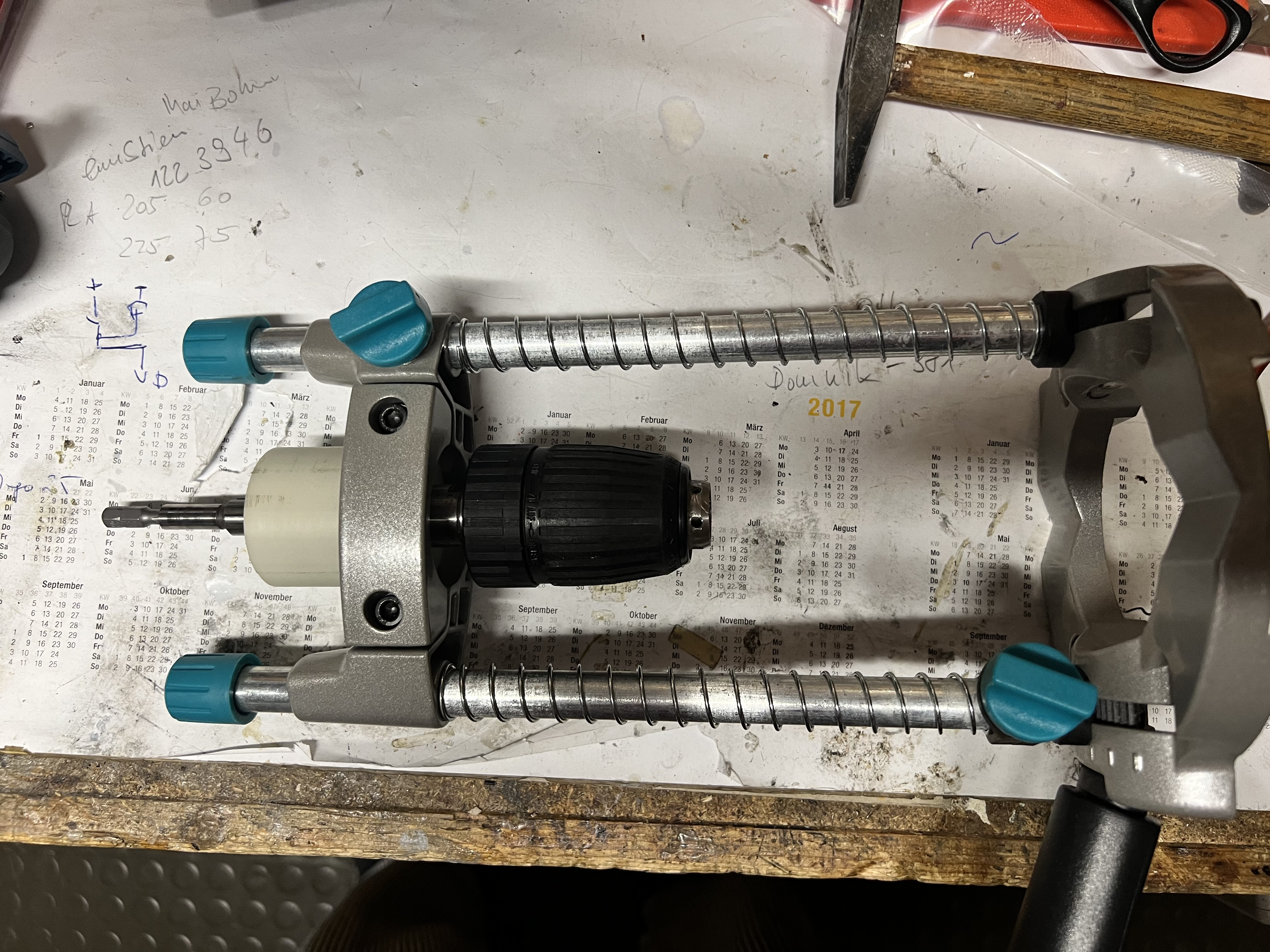 Mobile Bohrhilfe, Mobile drill stand holder