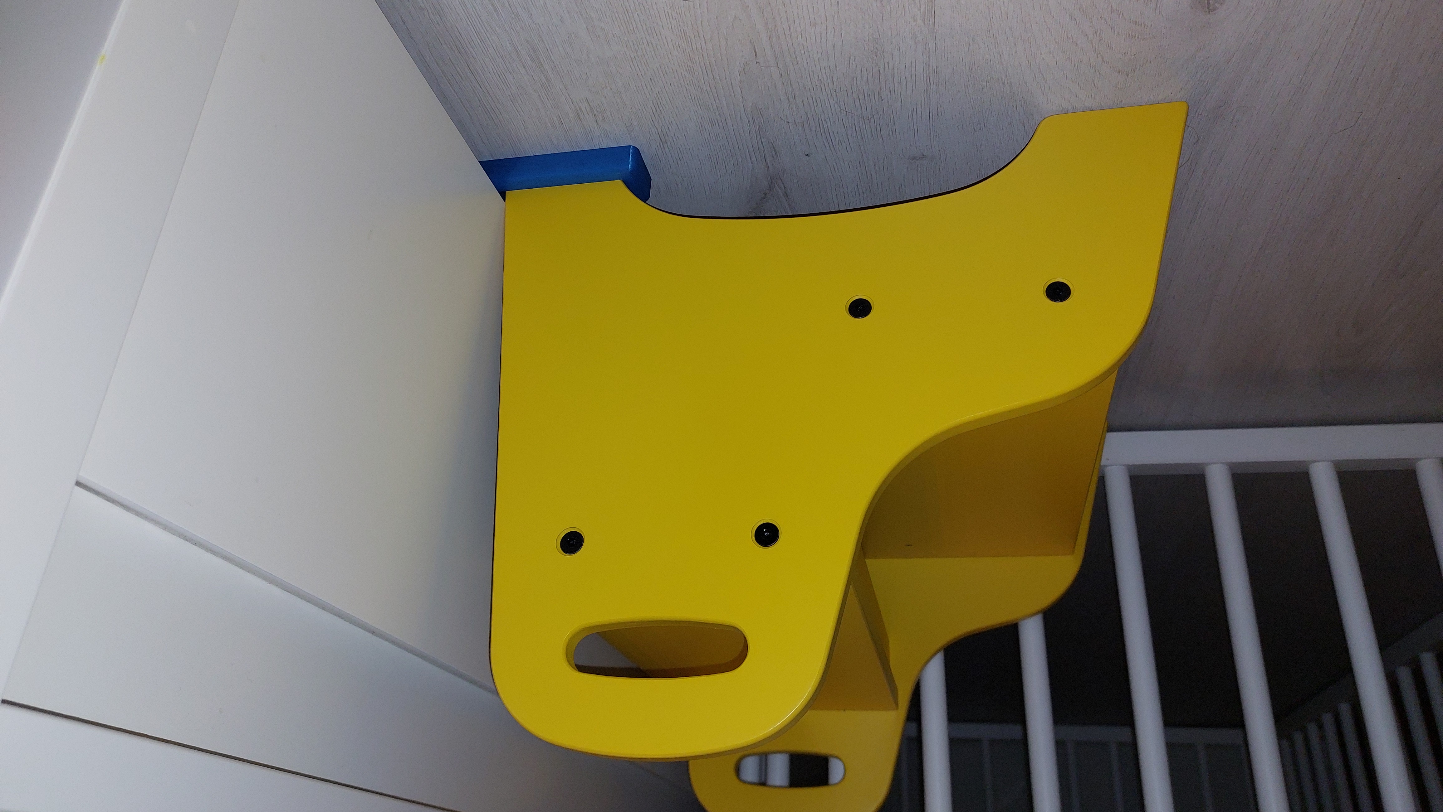Connector for Trogen stairs and Malm bed drawer