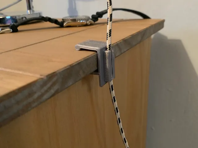 Charging Cable Holder and Table Clip