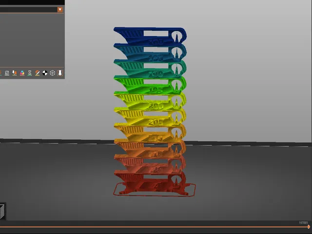 Graded Temperature Tower PLA & PLA+, PETG