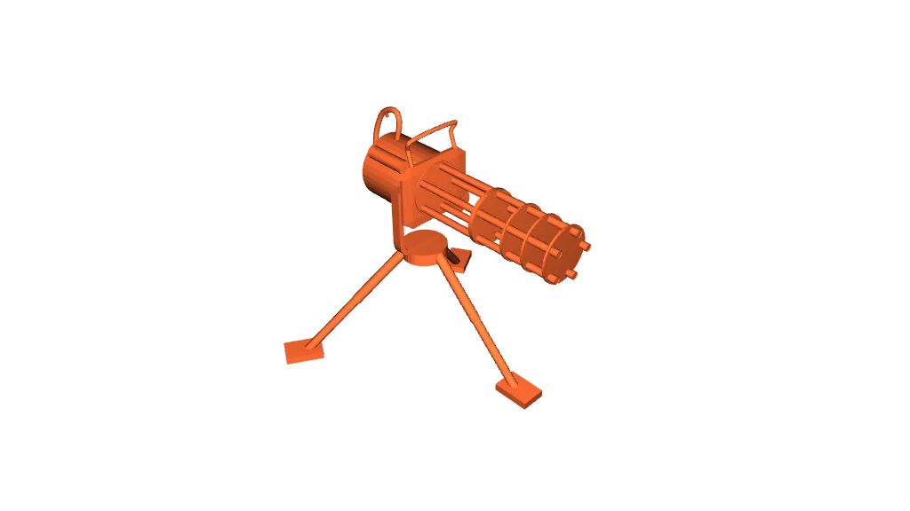 Minigun by Frederik | Download free STL model | Printables.com