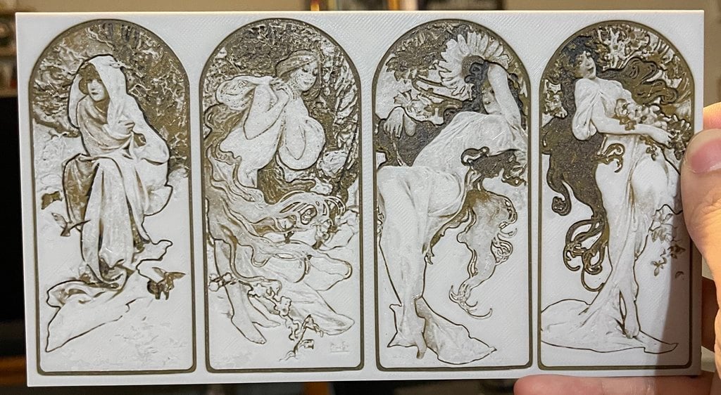 The Seasons - Hueforge Print