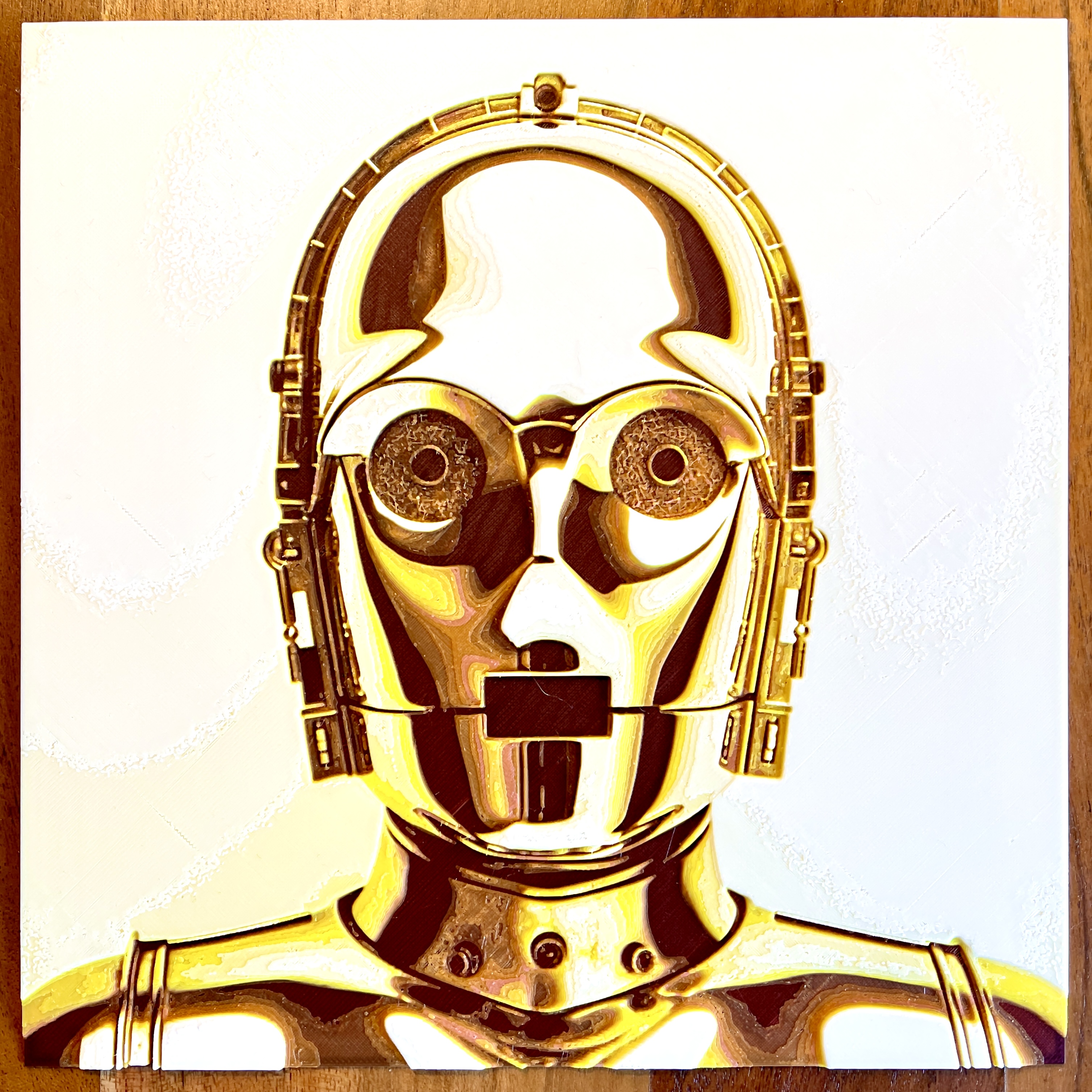 Colorful C-3PO Portrait