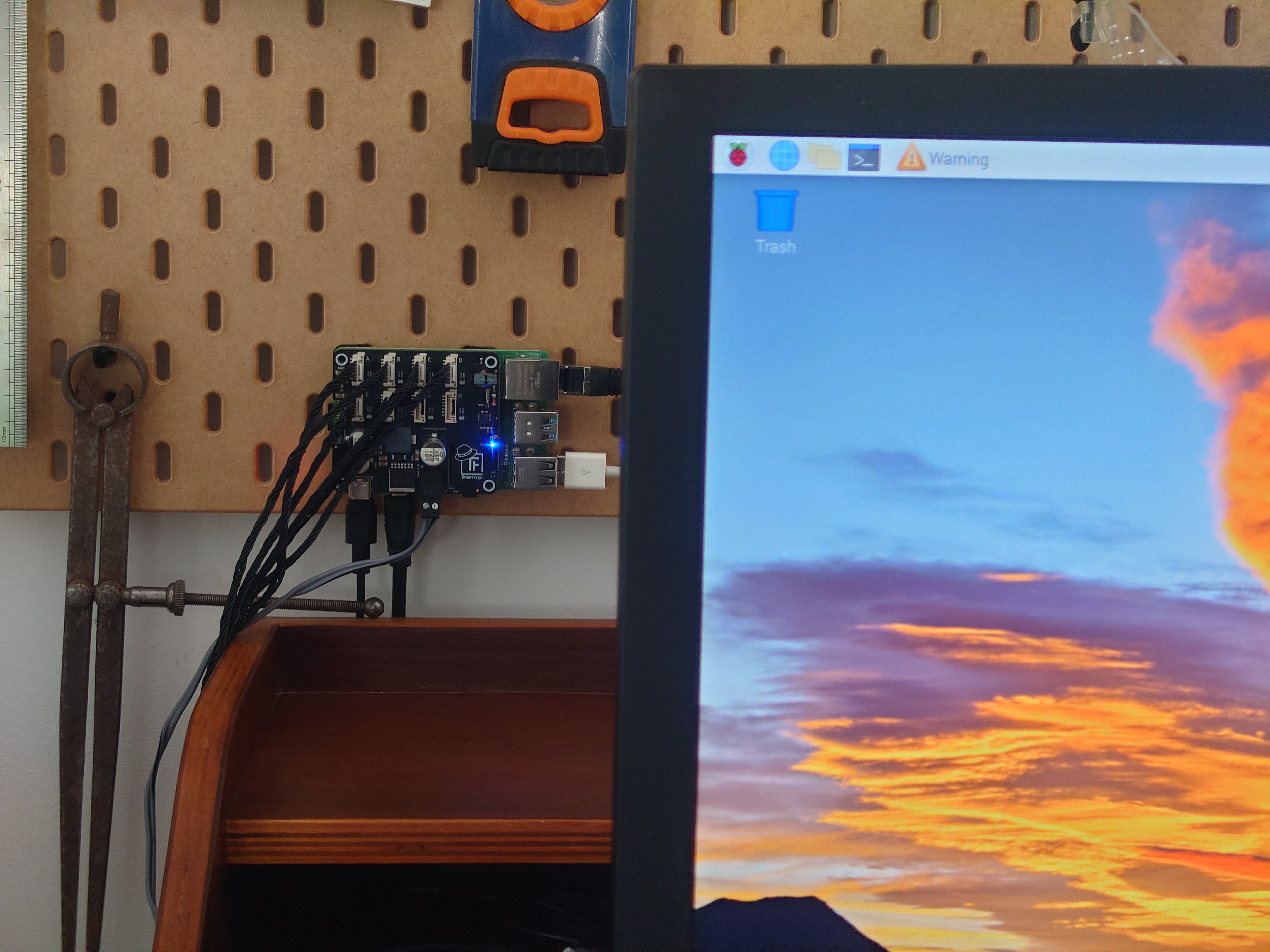 IKEA SKÅDIS / SKADIS Raspberry Pi Mount