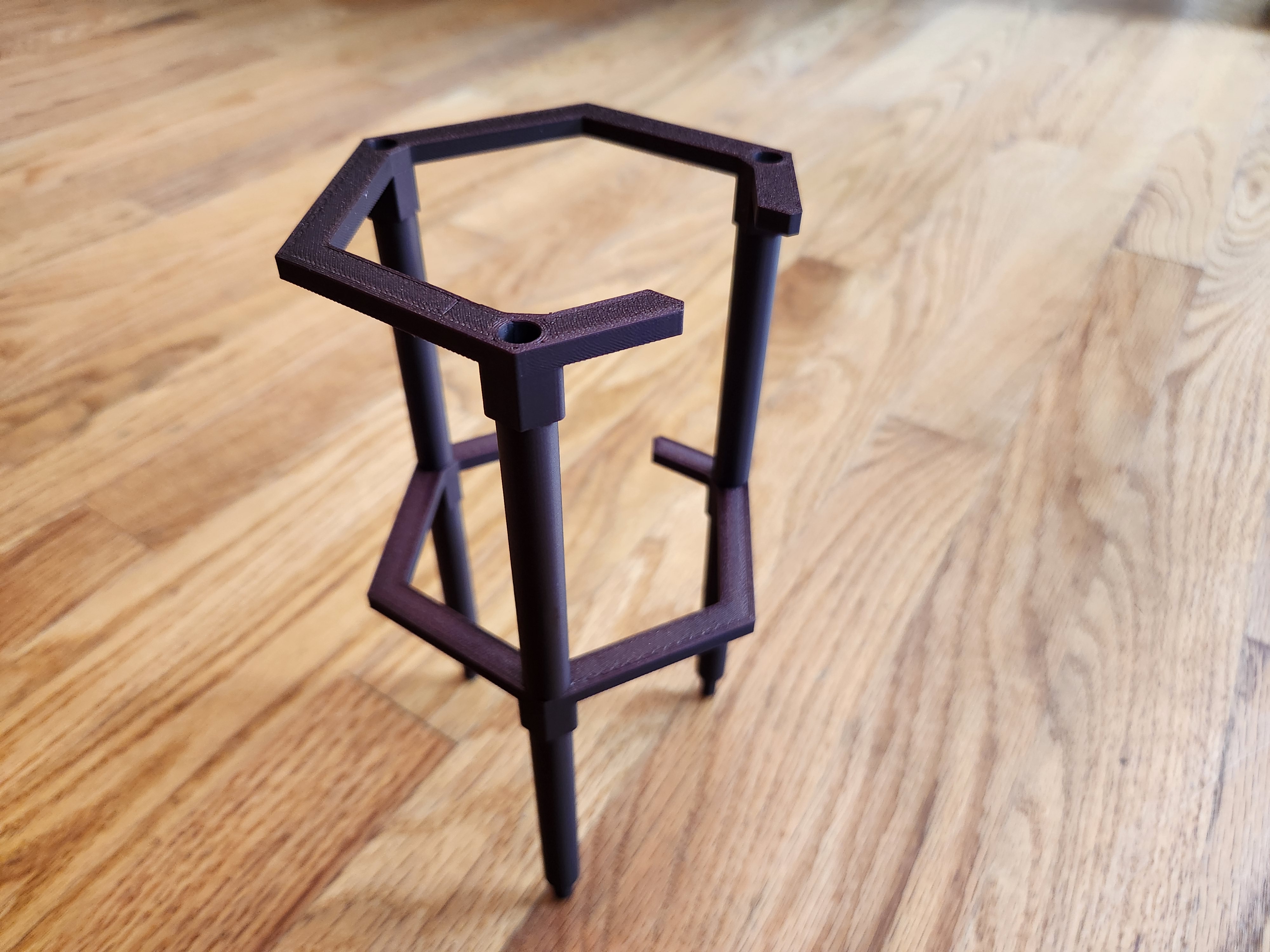 Miniatura 5 do modelo 3D Open Cage Stackable Plant Support Stakes