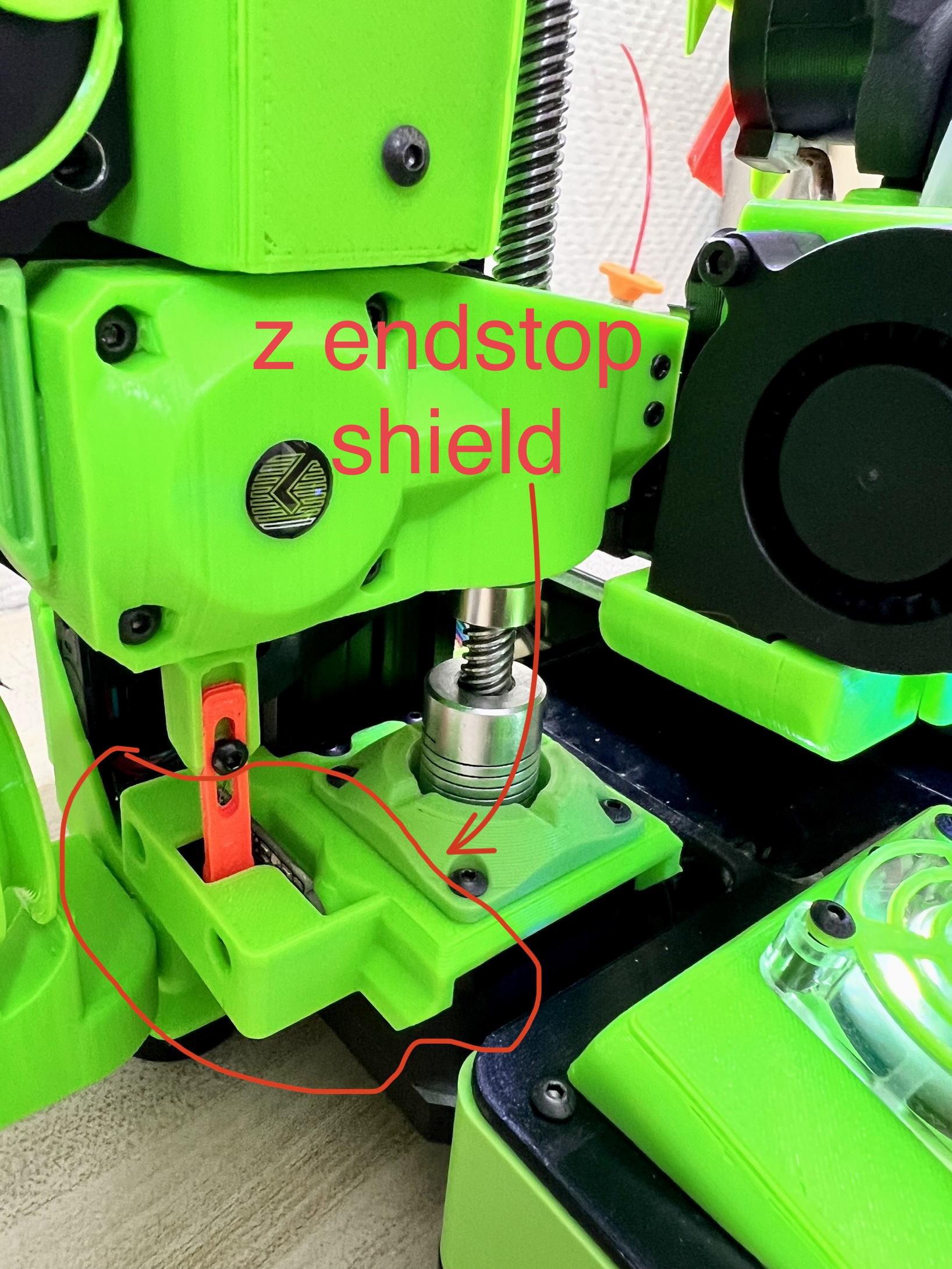 Lerdge IX Z motor base with an end-stop shield by Raidy | Download free ...
