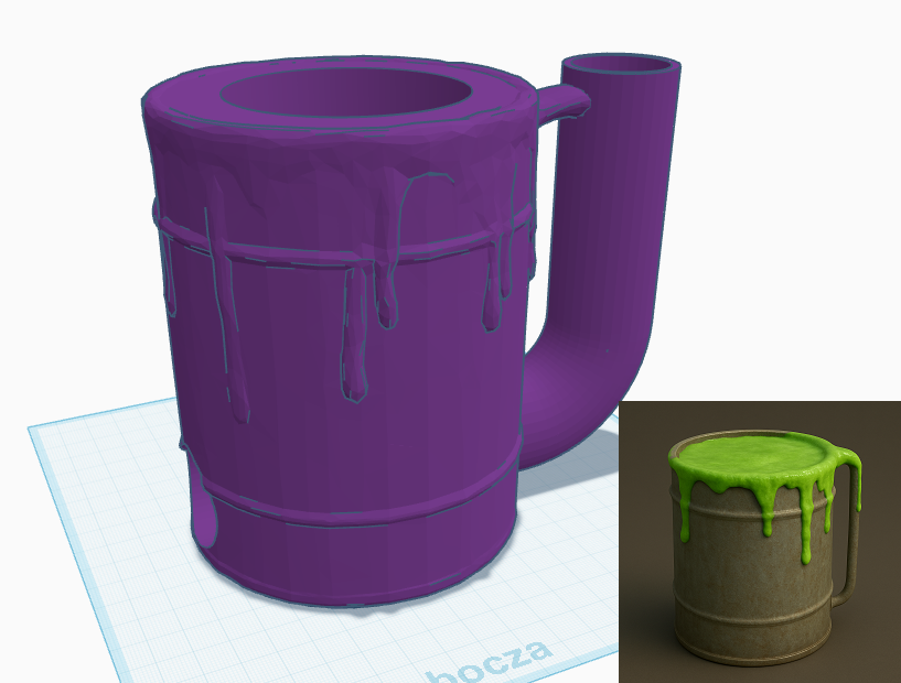 Radioactive Waste Barrel Can Holder, Now with Dice Tower
