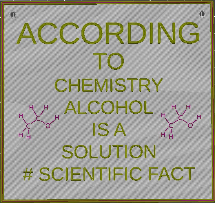 Alcohol solution