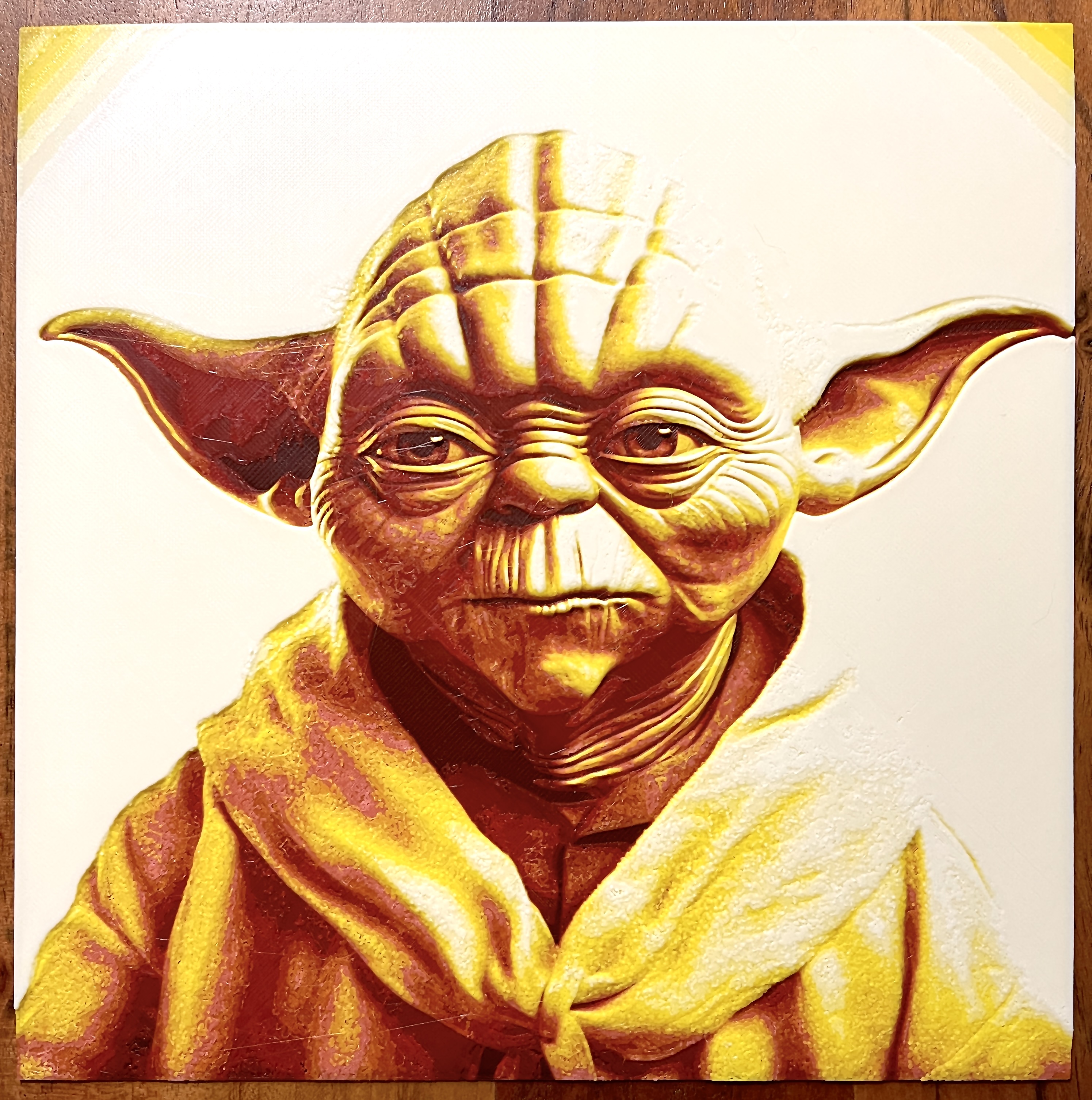 Colorful Yoda Portrait