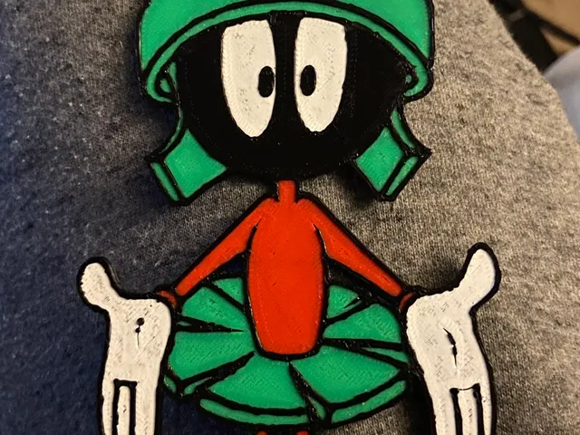 Marvin the Martian Wall Art - Bambu AMS only