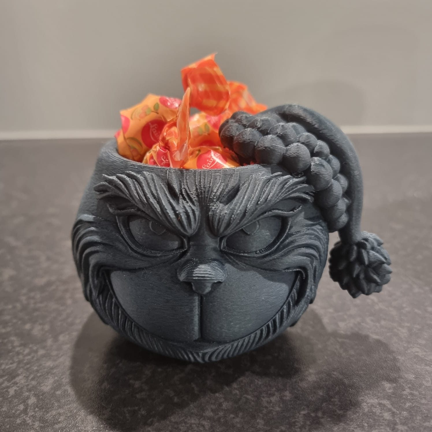 Grinch-Themed Holiday Candy bowl