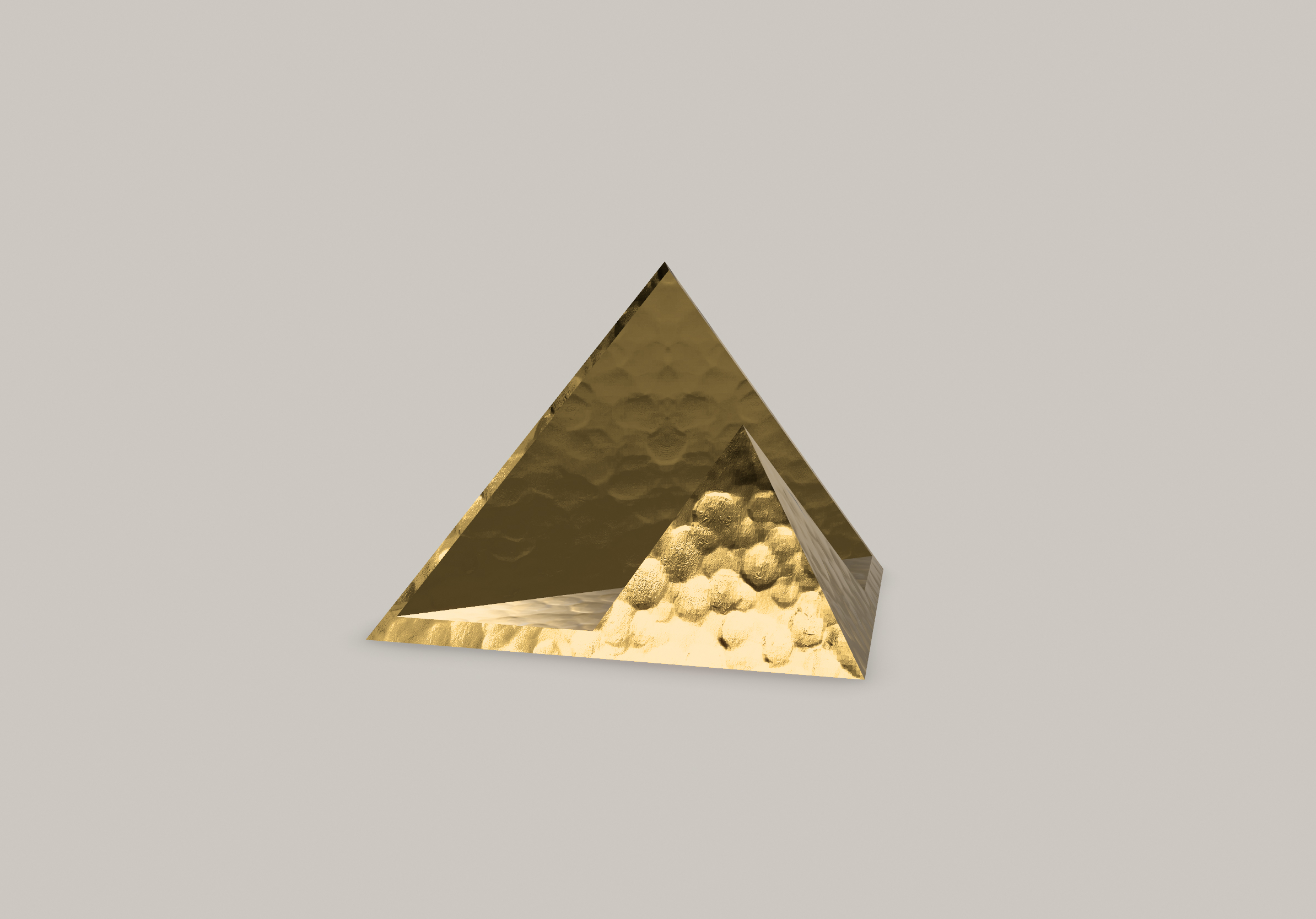 Pyramid Picture Frame Holder / Stand by labemolon, Download free STL model