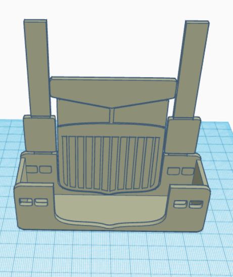 Semi Truck Business Card holder