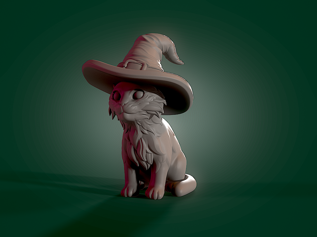 Magic Kitten 3D model thumbnail