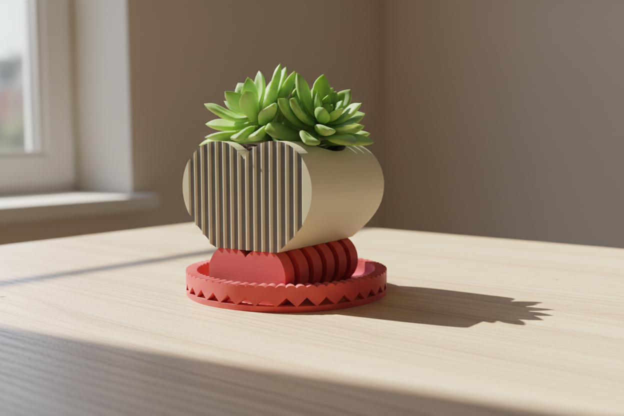 Full Heart Planter