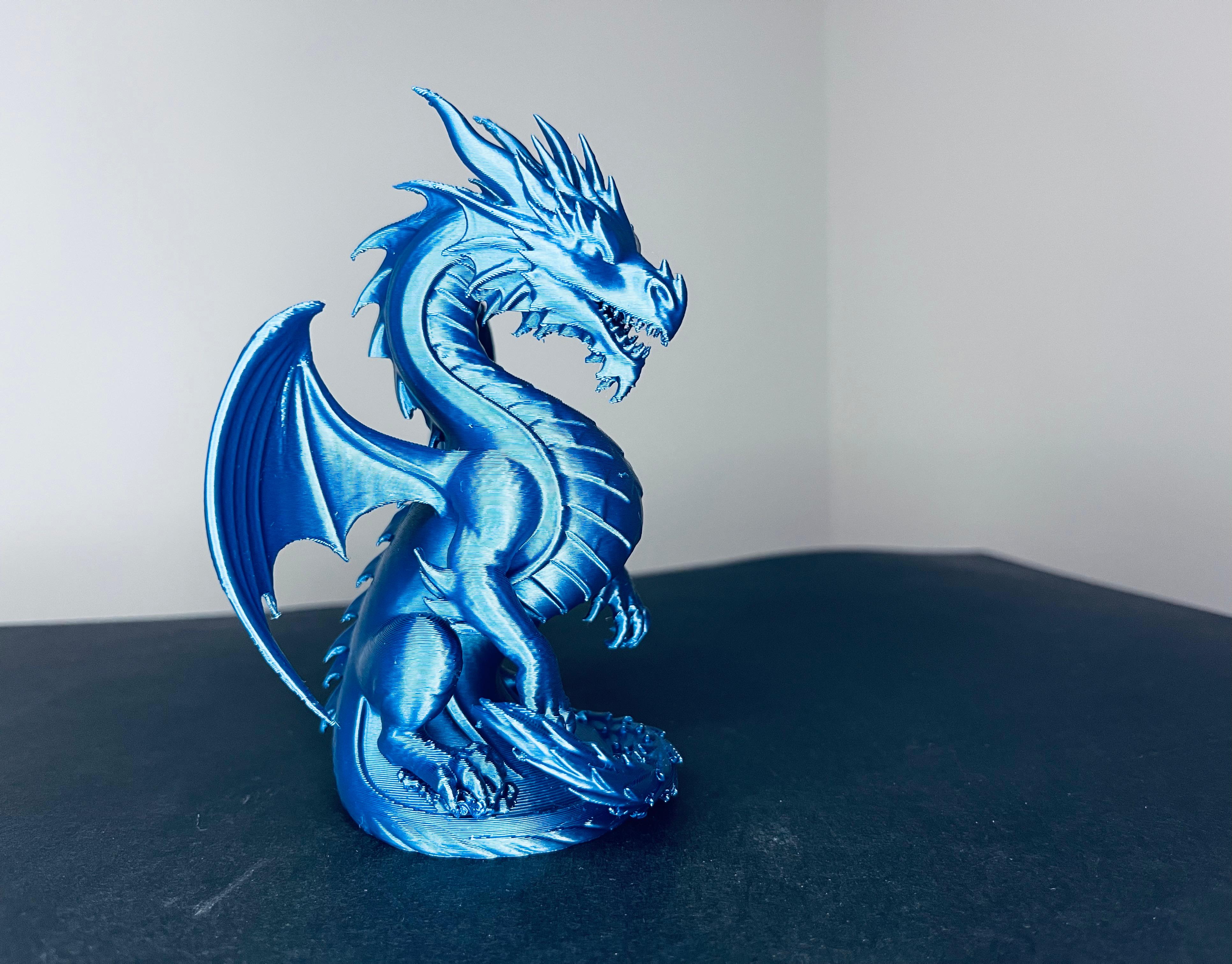 Blue dragon statute — miniatura 3