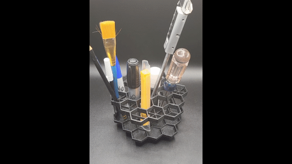Lazy Hexagonizer: Revolving Hexagonal Organizer