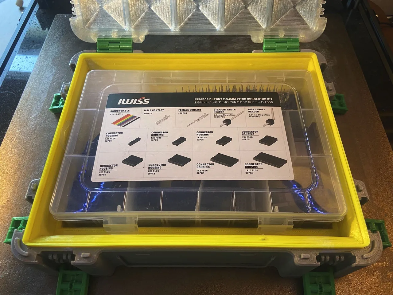 Gridfinity Parts Organizer Box Holder by Jer, Download free STL model