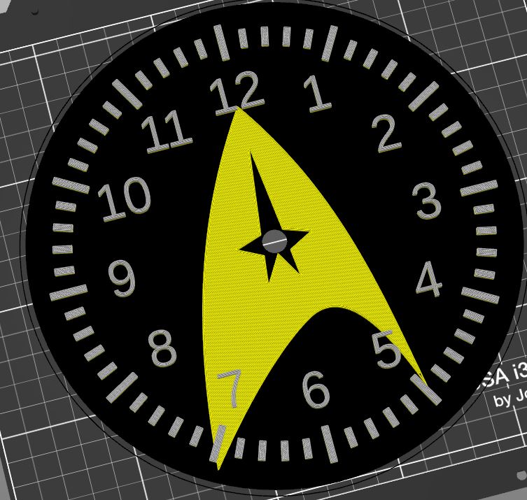 Star Trek (TOS) Clock Face