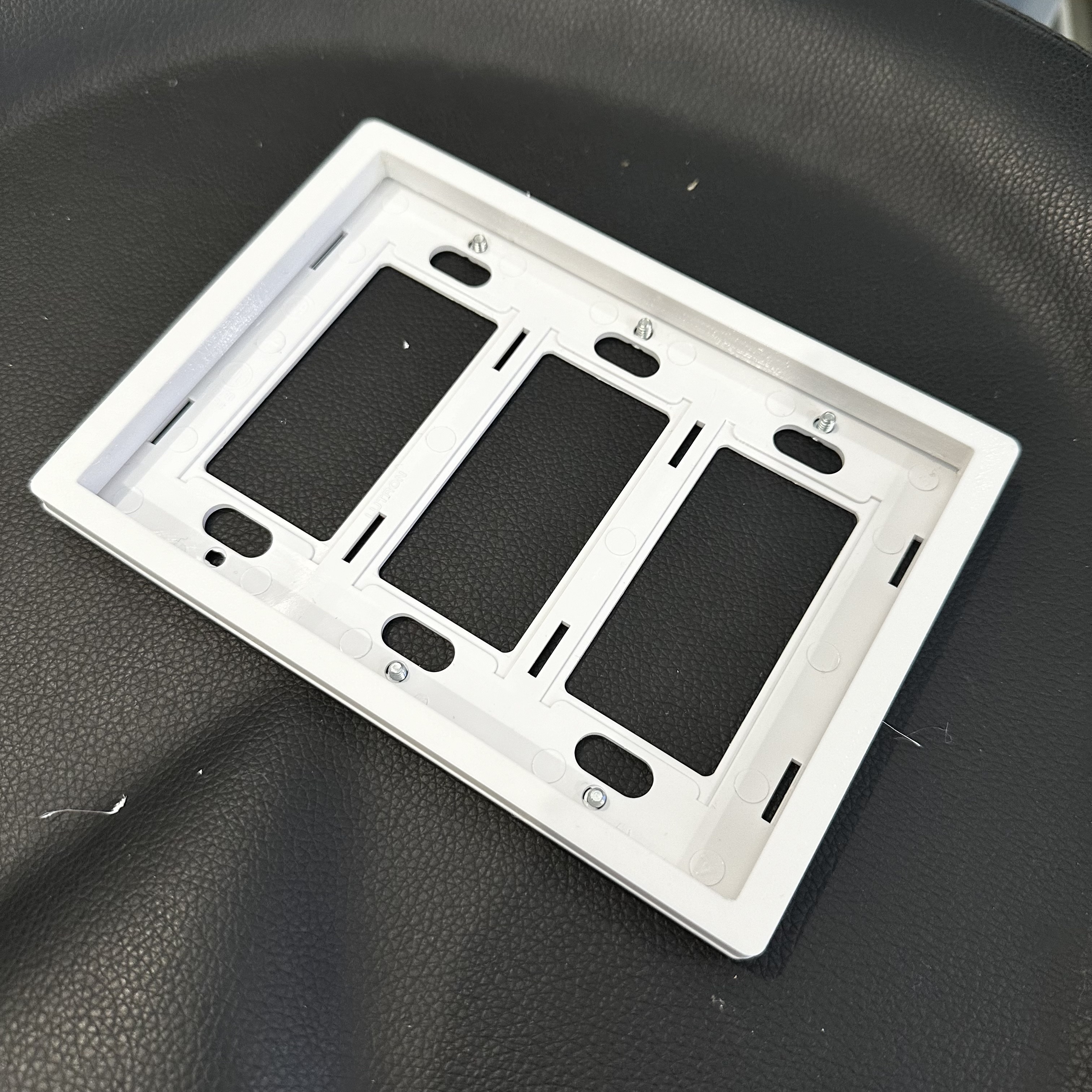 Lutron Light Switch Frame and Spacers (3-gang)