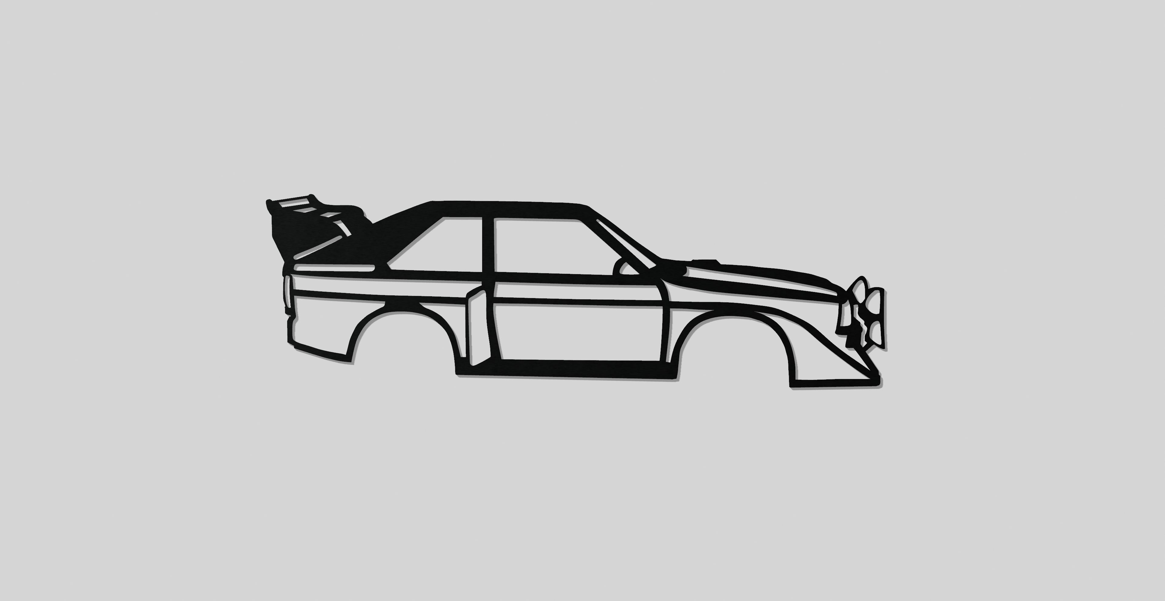 Audi Quattro S1 2d Wall art