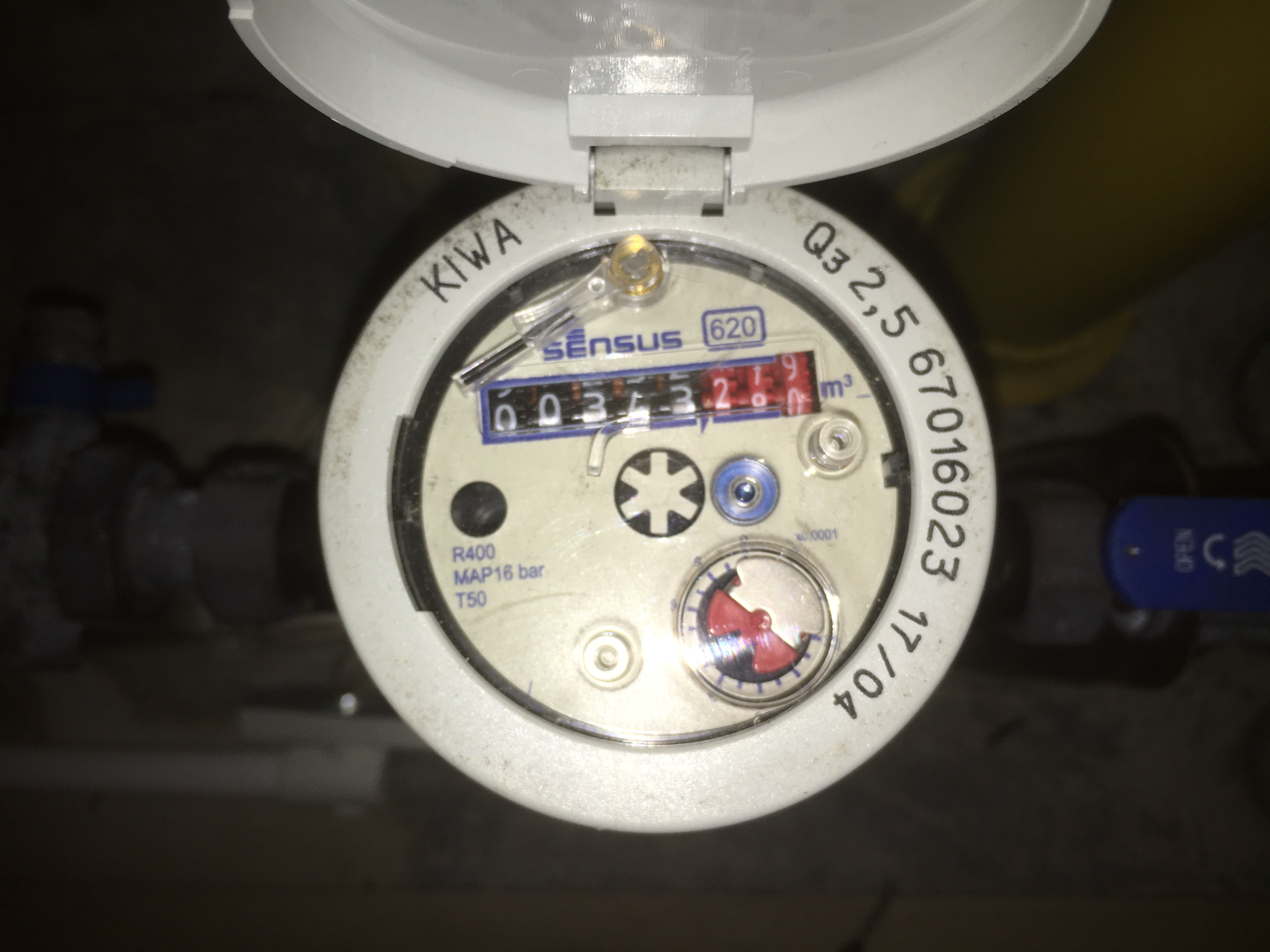 Water meter inductive sensor bracket — miniatura 2