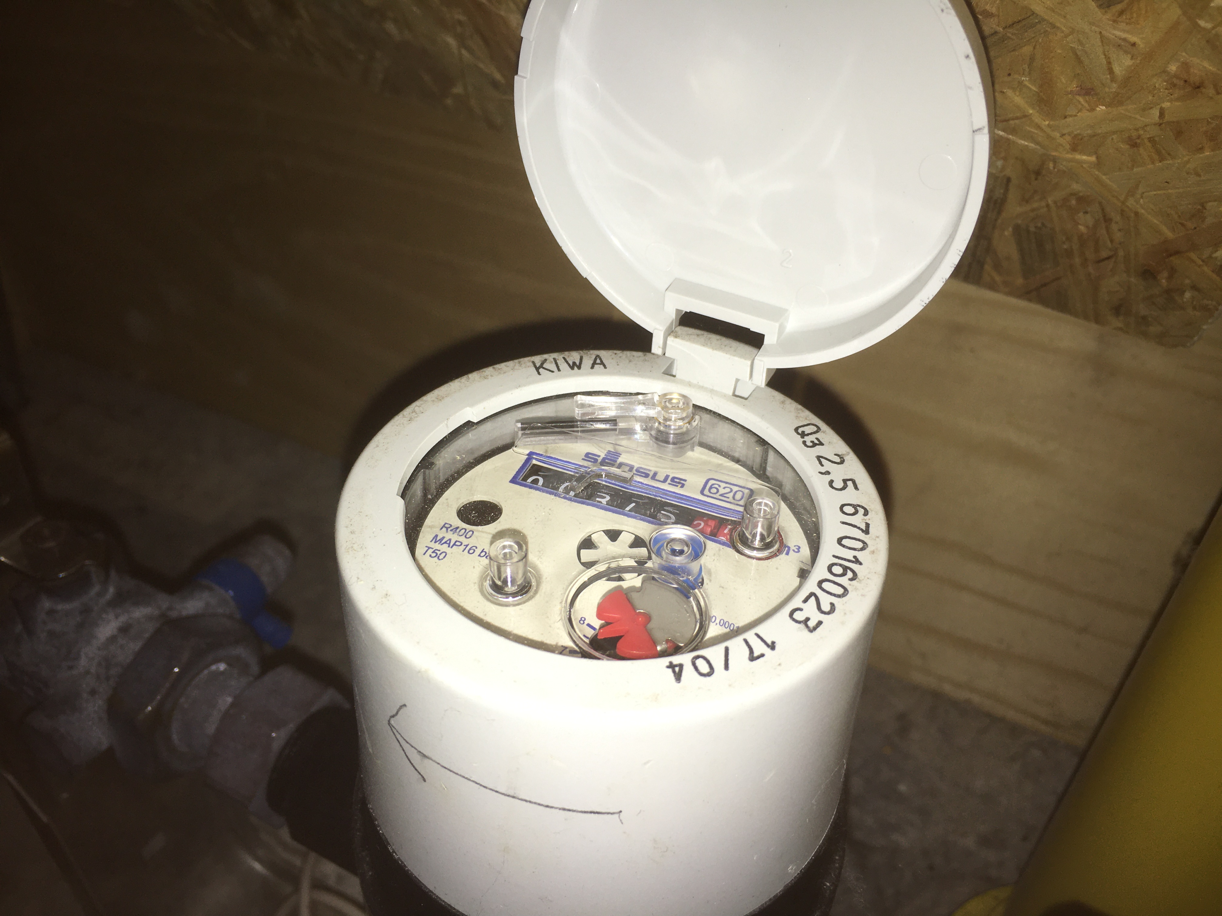 Water meter inductive sensor bracket — miniatura 6