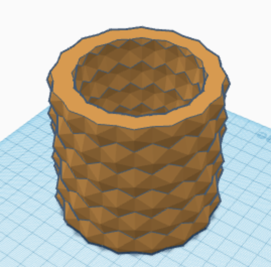 low poly plant pot