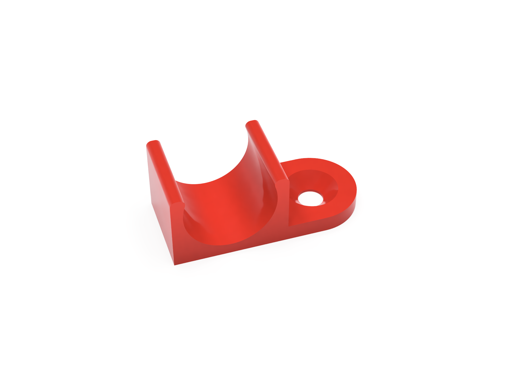 16mm Rohrhalterung zum schrauben | 16mm pipe clamp (screw mounted)