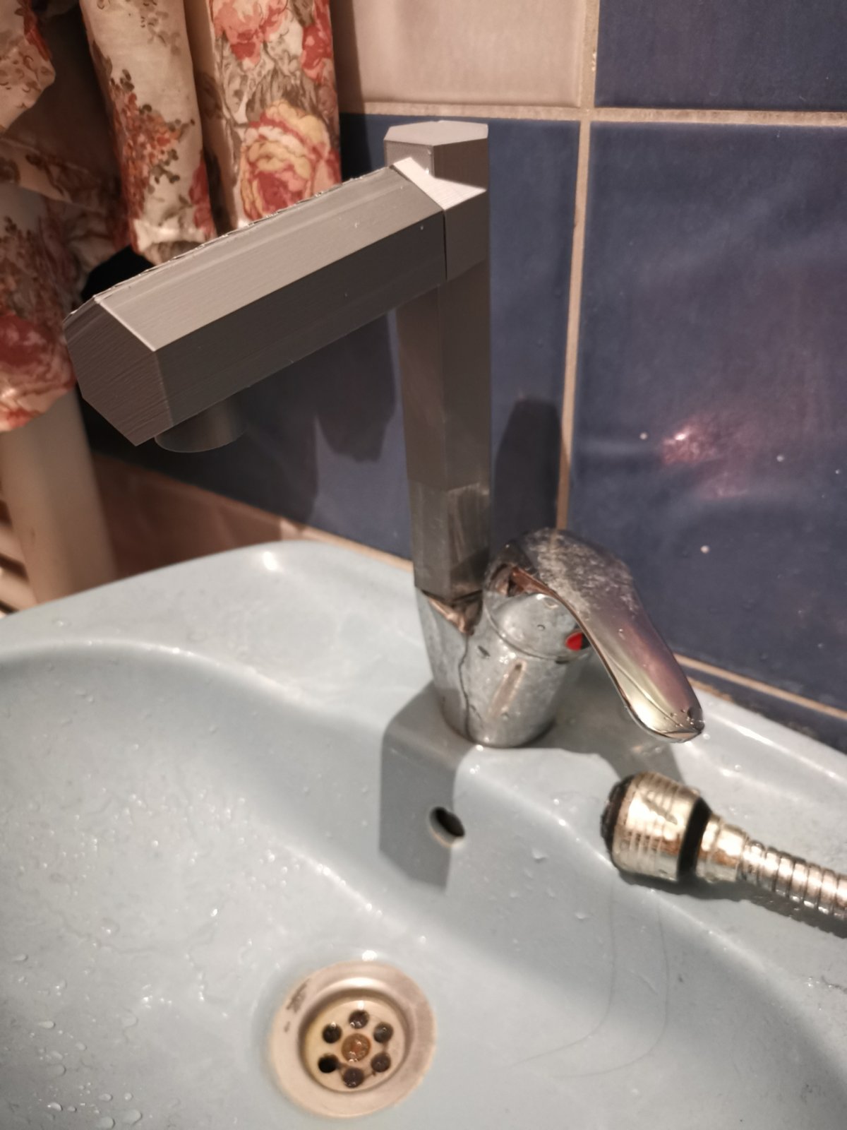 Two piece faucet pipe