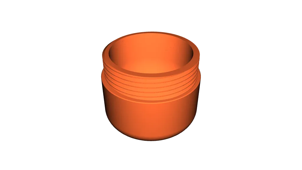 Small Round Storage Container Jar with Concave Bottom and Tall