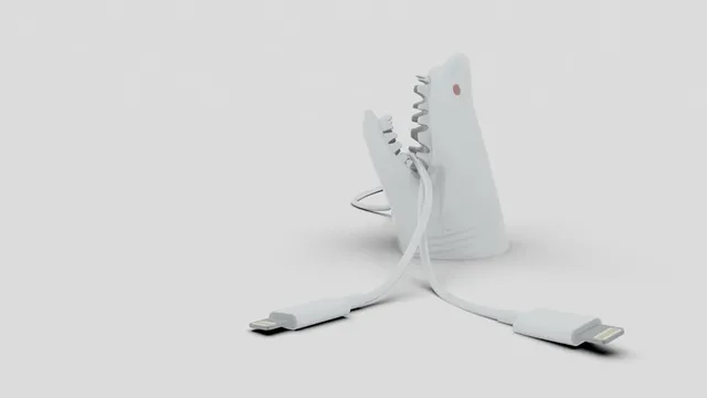 Shark! Desktop Cable Holder