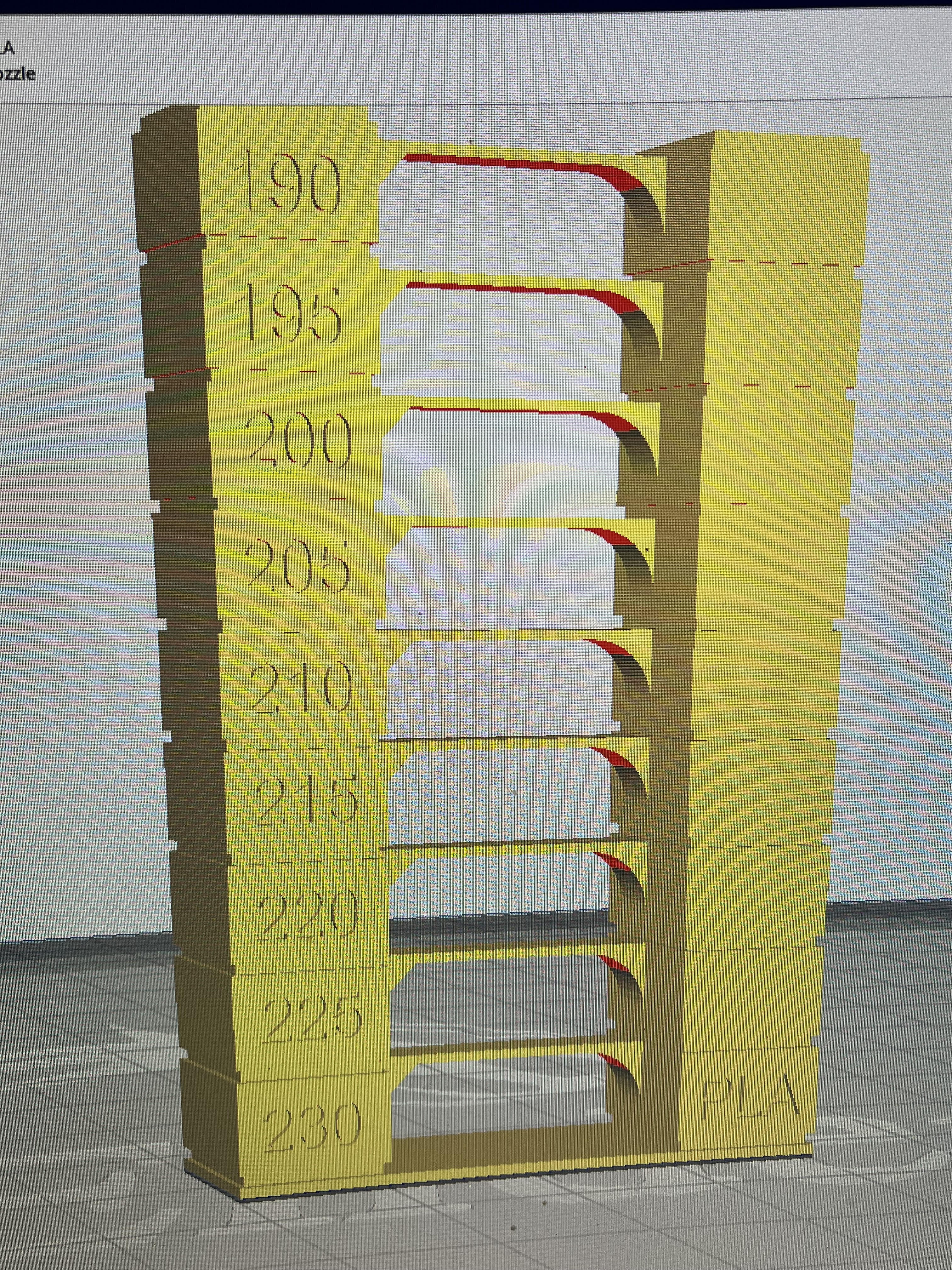 230-190 PLA Temp Tower