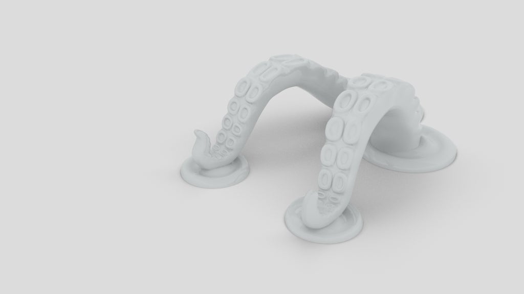 Miniatura 3 do modelo 3D Octopus Tablet Stand Version Two
