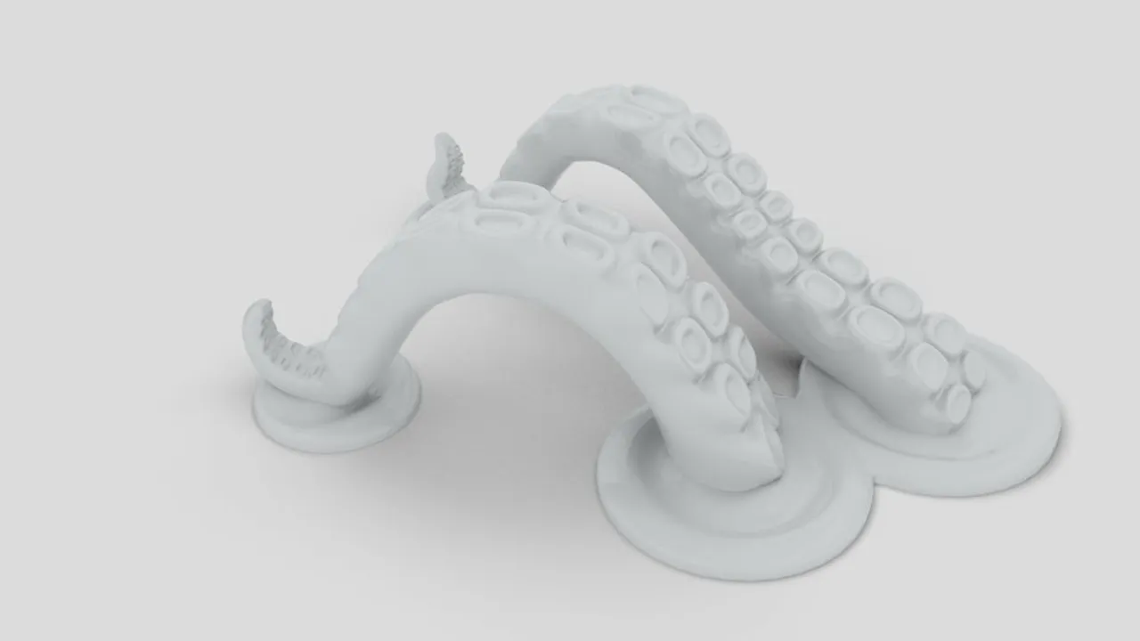 Octopus Tablet Stand Version Two by notcolin | Download free STL model ...