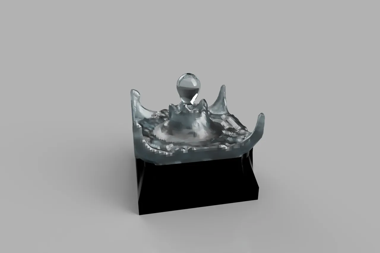 Water droplet Sculpture by MELS 3D LABS | Download free STL model ...