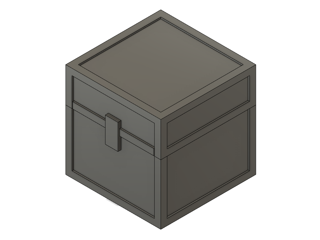 Minecraft truhla- krabička (Minecraft chest-box)