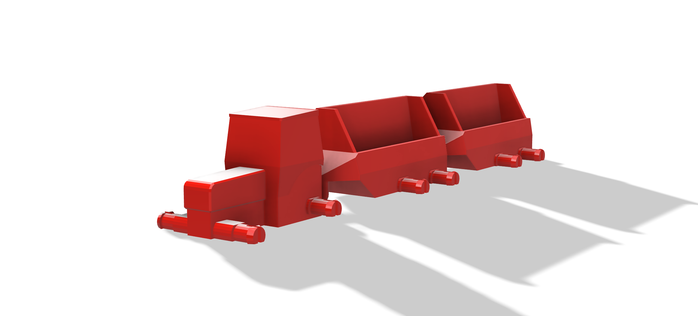 Tow hitch on business card holder for tractor by Charlie Duver