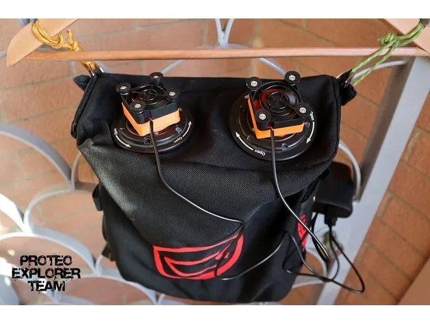 CCR Liberty SideMount Counterlungs Dryer (by Proteo Explorer Team)
