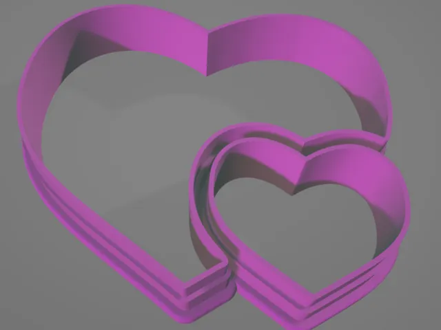 Valentines Cookie Cutter - Hearts