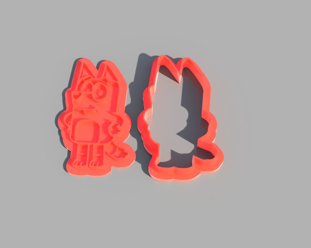 Bluey Cookie Stamp and cutter