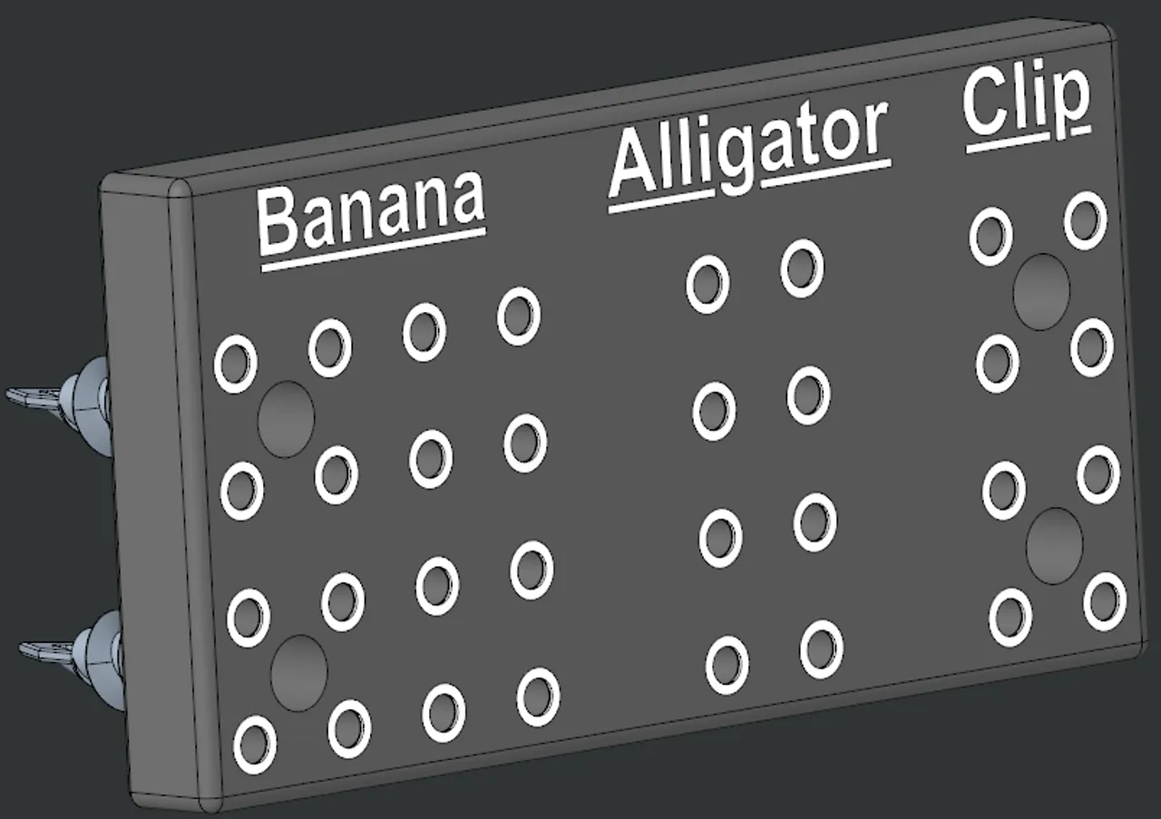 Banana Test Lead Holder by Johnny4, Download free STL model