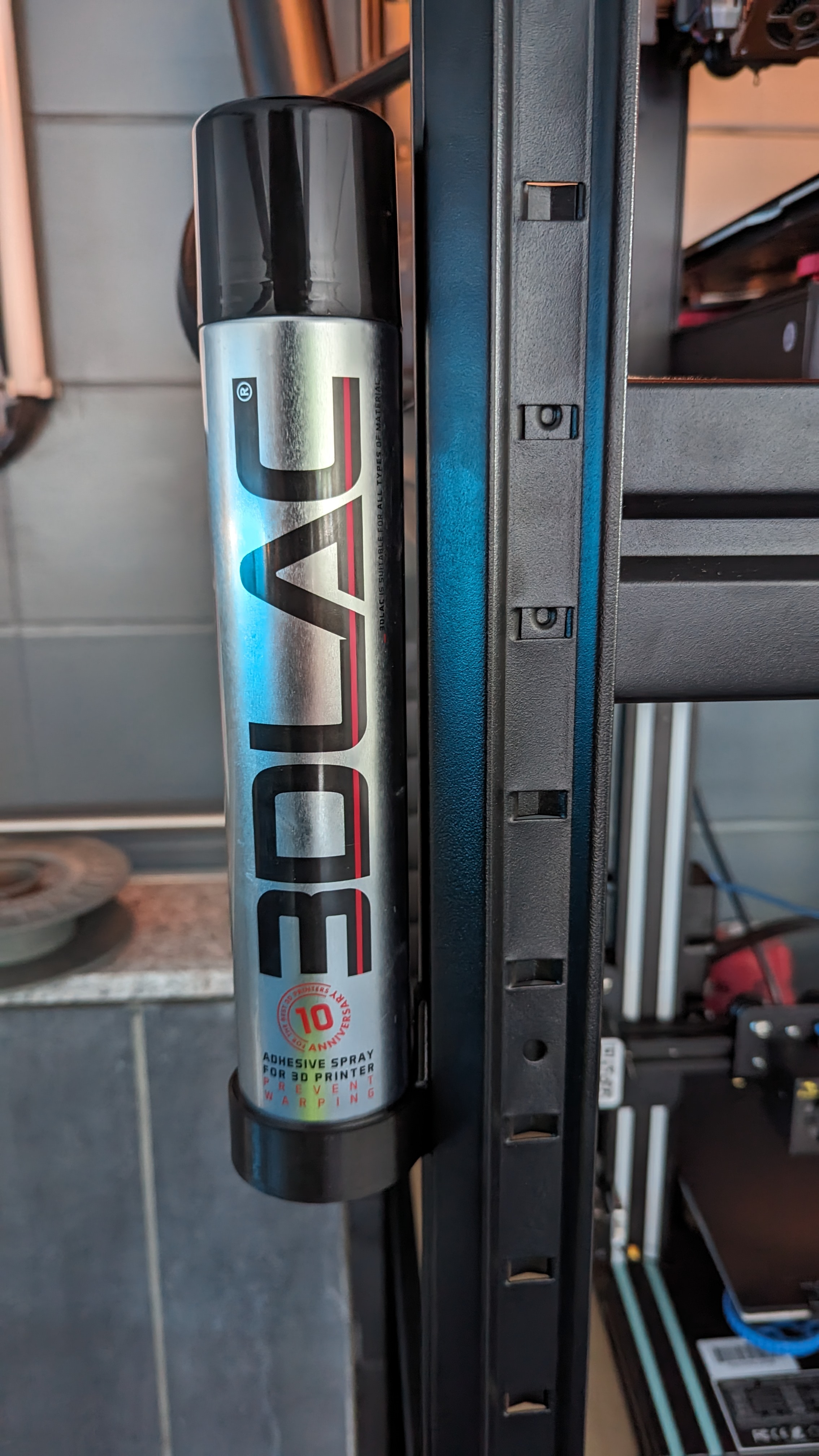 Simple 3D Lac Holder for wall and heavy shelfs