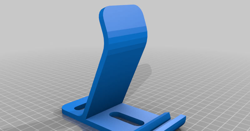 Phone Stand by Omar Kassar | Download free STL model | Printables.com