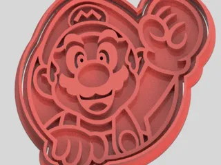 Cookie cutter Super Mario by João | Download free STL model ...