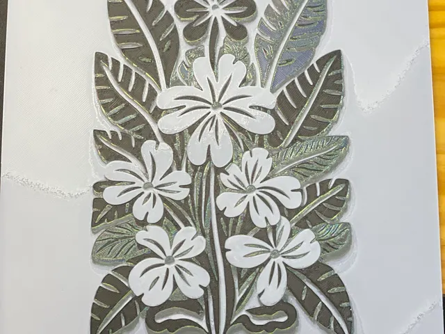 Tropical Flowers tile